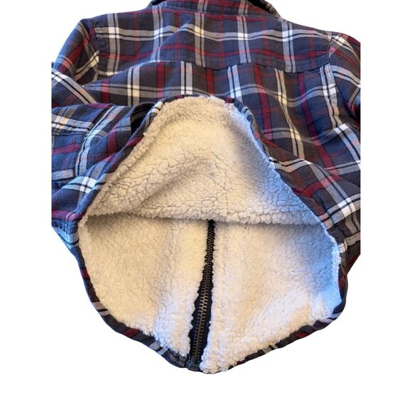 Toddler Plaid Flannel JacketSherpa Lining & Zipper Closure Size 2T Tahari - Picture 5 of 5